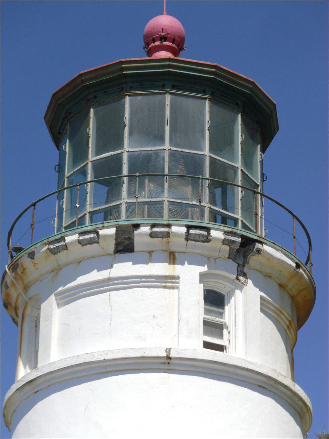 Yachats, OR- Photos taken at Heceta Lighthouse-future renovation will open windows & patch weak spots